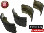 Brand New Drum Brake Shoe Set Rear Heavy Duty Riveted Ford 15"X7". Fixed Price $294.99.