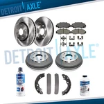Front Disc Rotors Ceramic Pads & Rear Brake Drums Shoes For 1997-2001 Honda Cr-v. Fixed Price $162.51.