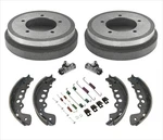 Rear Brake Drums Shoes Springs Wheel Cylinders For 00-04 Chevrolet Tracker. Fixed Price $188.00.