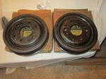 Corvair General Motors Early Model Front Brake Drum Pair. Fixed Price $195.00.