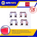 Brake Pad Fitting Kit Fits Mazda Mpv MK2 2.3 Rear 02 To 06 L3 Apec Quality New. Fixed Price $15.52.