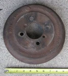 Triumph TR7 Rear Brake Drum 4 Speed Early Differential ? TR-7 Wedge Used Orig. Fixed Price $35.00.