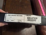 Dynamic Fridtion Company Dfc Disc Brake Rotor 600-67039 Nissan 1990'S Rear Axle. Fixed Price $39.99.