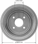 Bendix PDR0371 Brake Drum Select 74-93 Ford Mercury Models. Fixed Price $103.99.
