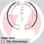 Zimmermann Brake Shoe Set, Parking 10990.106.0. Fixed Price $54.60.