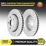 Front Drilled Disc Brake Rotors Set For 2007 2008 2009 - 2017 Jeep Wrangler. Fixed Price $70.75.