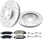 Betthand Front Brakes Rotors For Chevy Silverado 1500 14-18. Fixed Price $260.57.