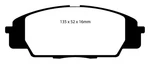 Ebc Redstuff Front Brake Pads. Fixed Price $157.15.