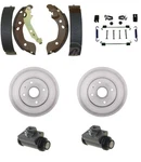 Brake Shoe Drum Wheel Cylinder Spring Kit Fit Nissan Versa Note 1.6 Eng. Fixed Price $156.95.