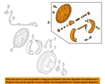 Gm Oem 04-07 AVEO,AVEO5 Rear Suspension Components-brake Assy 96534700. Fixed Price $104.73.