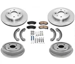 For Saturn Sl Sc Sw 1991-2002 Front Rotors Rear Drums Brake Pads & Shoes. Fixed Price $216.00.