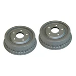 Rear Drum With Fins 9-1/2" Brakes 1964-74 Chevelle Firebird Lemans 2PC. Fixed Price $130.00.