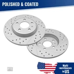 11.81 Inch Rear Drilled Disc Brake Rotors For Audi A4 A5 A6 A7 Quattro Allroad. Fixed Price $67.68.