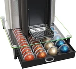 Decobros Crystal Tempered Glass Nespresso Vertuoline Storage Drawer Holder. Fixed Price $40.00.