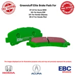 Ebc Greenstuff Brake Pad Set Rear For Acura Mdx / Zdx & Honda Odyssey Pilot. Fixed Price $122.33.
