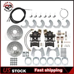 Rear Disc Conversion With Parking Brakes Ford 9" New Large Bearing. Fixed Price $450.89.