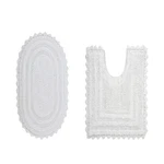 Better Trends Piece Lilly Crochet Ovel 17X2420 Bath Set Toilet. Fixed Price $67.17.