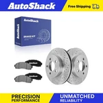 Front Drilled Slotted Brake Rotors Ceramic Pads 2003-2011 Ford Ranger. Fixed Price $79.47.