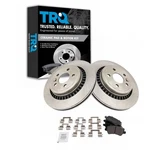 Trq Rear Brake Pad And Rotor Set Ceramic Compatible With 2010-2017 Small. Fixed Price $204.24.