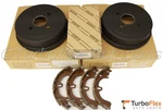 Toyota Corolla 1993-1997 Rear Brake Drums & Shoe Kit Genuine Oem 42431-20250. Fixed Price $338.79.