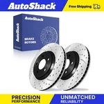 Front Drilled Slotted Brake Rotors Ford, Mustang 2005-2014. Fixed Price $61.30.