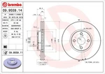 Brembo 09.9559.11 Brake Disc For Toyota. Fixed Price $69.30.