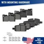 Front Rear Ceramic Brake Pads W/clips For Gmc Chevy Sierra 1500 Silverado Yukon. Fixed Price $60.90.
