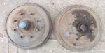 1951 1952 Ford Truck F2 F3 Front Brake Drums Hubs Original Pair Merc Lug 48-50. Fixed Price $499.99.