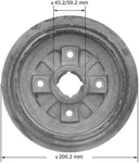 Brake Drum-lx, Door, Hatchback Bendix PDR0475 Fits 85-87 Mazda 626. Fixed Price $120.18.