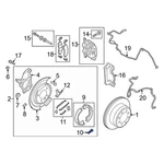 Ford F-450 Super Duty 2005-2022 5C3Z2041AB Rear Parking Brake Adjuster. Fixed Price $16.34.