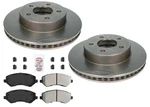 Front Carbon Performance Brake Rotors Pads Fits 2002-2007 Jeep Liberty. Fixed Price $216.00.