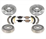 For 12-18 Focus Se Front Disc Brake Rotors & Rear Drums Kit 6PC ( No Turbo ). Fixed Price $286.00.