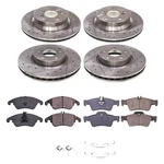For Mercedes-benz E350 10-16 Drilled & Slotted Front Rear Brake Kit. Fixed Price $321.08.