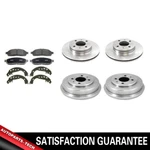 Metallic Brake Pads Shoes Rotors Drums Front+rear For 2003 04 05 Accent. Fixed Price $231.34.