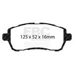 Ebc Disc Brake Pad Set - Front Greenstuff 2000/6000 Street Sport Fmsi D1454 2010. Fixed Price $117.71.