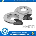 Front Brake Disc Rotors Ceramic Pads Ford F-150 1997 1998 1999-03 4WD 5-LUG. Fixed Price $95.45.
