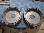 Datsun 70- 78 240Z 260Z 280Z Used Aluminum Rear Brake Drums E41 Pair. Fixed Price $199.99.