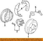 Chrysler Oem 96-00 Caravan Rear Suspension Brake Components-drum 4877262. Fixed Price $149.81.