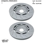 Front Brake Rotors Rh & Lh 68306761AA For Alfa Romeo Giulia Stelvio Quadrifoglio. Fixed Price $183.62.