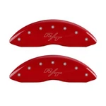 Mgp 4 Caliper Covers Engraved F&r Fits Vintage Style/rt Red Finish Silver Ch. Fixed Price $319.99.