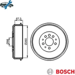 2X Brake Drum 986 477 046 Vw TRANSPORTER/T4/BUS/VAN/PLATFORM/CHASSIS 2.4L. Fixed Price $171.85.