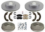 93-98 Altima Performance Brake Disc Rotors Pads Drum Shoes Springs. Fixed Price $271.00.
