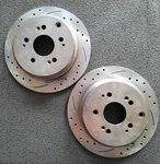 Performance Rear Brake Rotors 05-10 Honda Odyssey/slotted/drilled/brand New. Fixed Price $45.50.