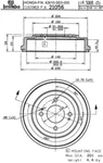 Rear Brake Drum, Pair (2) - Oe Replacement Brembo 21056. Fixed Price $44.95.