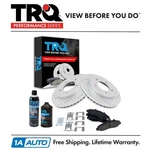 Trq Front Performance Brake Rotor & Posi Ceramic Pad Kit W/chemicals Ford. Fixed Price $164.95.