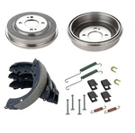 New Direct Fit Rear Brake Shoes And Drums Kit With Springs For Honda Civic. Fixed Price $178.02.