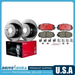 Brembo Front Disc Brake Rotors Ceramic Pads For 2009-2013 Toyota Corolla. Fixed Price $263.99.