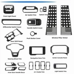 21PCS Carbon Fiber Steering Wheel Decor Cover Trim Kit Ford Bronco 21+. Fixed Price $272.99.