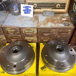Front Brake Drum Pair Omc Italy Lug - Vw Beetle 1958 To 1965 Ghia 1956. Fixed Price $125.00.