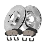 Callahan CDS04419 Front 279.7MM Drilled/slotted 3 Lug Rotors + Ceramic. Fixed Price $117.71.